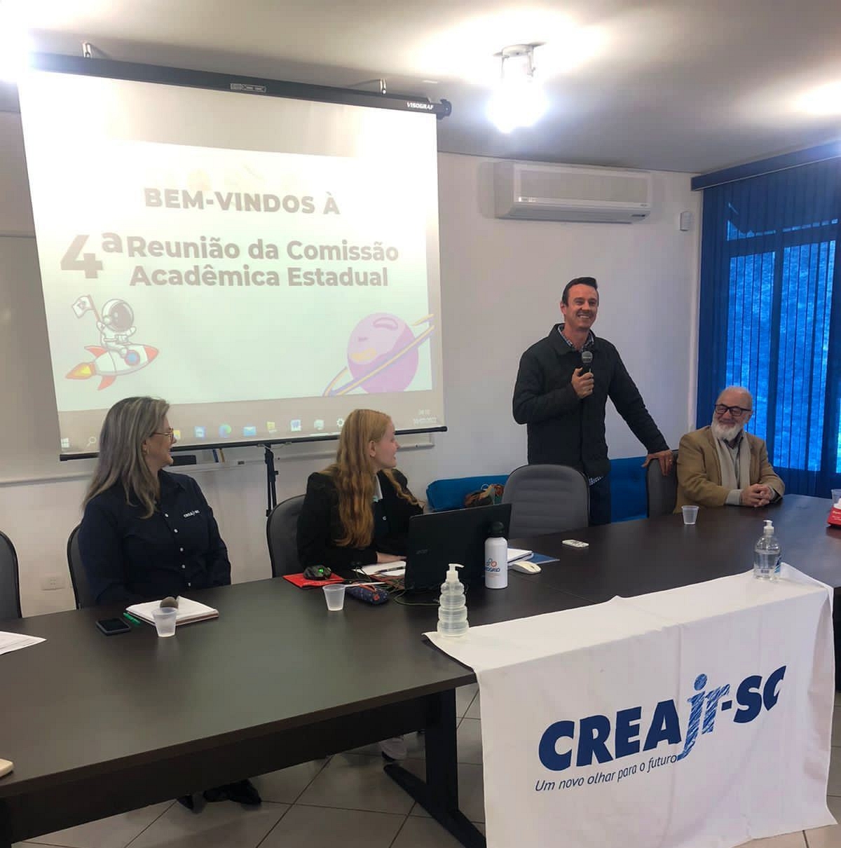 Assenar fez parte de Reunião Estadual do CREA Junior