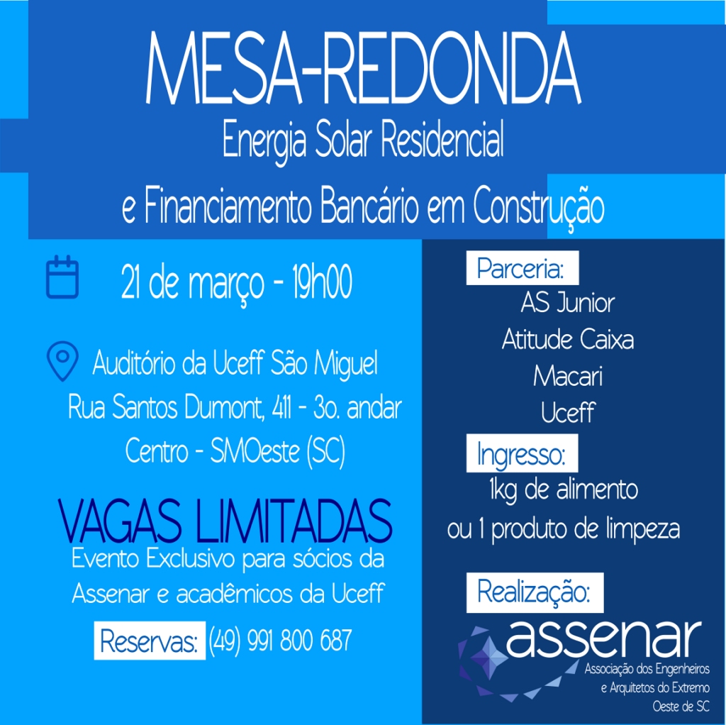 Mesa redonda 21 de março