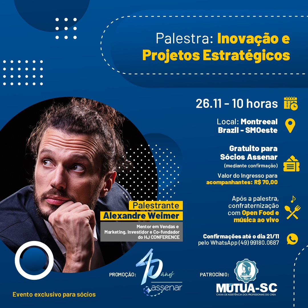 Palestra Inovação e Projetos Estratégicos