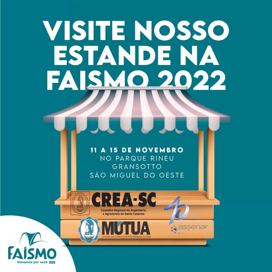 Visite o stand CREA/Mútua/Assenar na Faismo